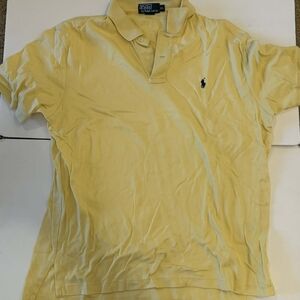 Polo by Ralph Lauren Men's Polo Shirt in Soft Yellow